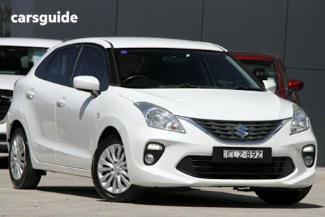 White 2020 Suzuki Baleno Hatchback Gl