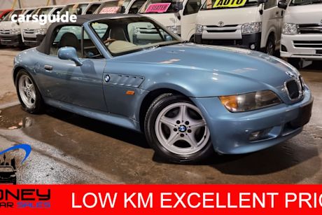 Blue 1997 BMW Z3 Convertible