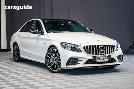 White 2018 Mercedes-Benz C43 Sedan