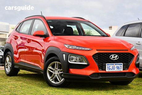 Orange 2017 Hyundai Kona Wagon Active