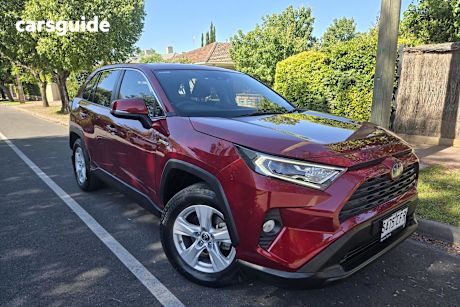 Red 2020 Toyota RAV4 Wagon Gx Awd Hybrid