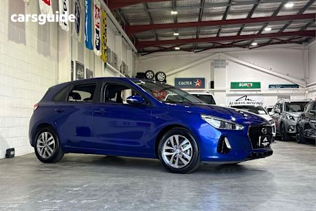 Blue 2018 Hyundai I30 Hatchback Active