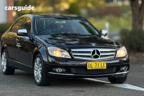 Black 2008 Mercedes-Benz C220 Sedan Cdi Classic