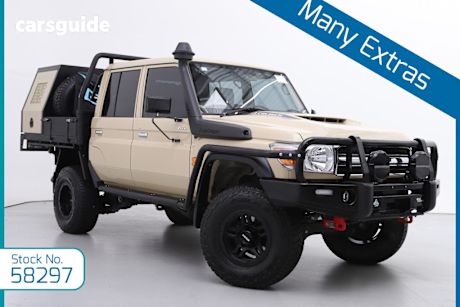 Gold 2023 Toyota Landcruiser Double Cab Chassis Lc79 Gxl