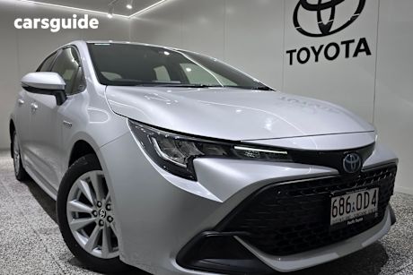 Silver 2022 Toyota Corolla Hatchback Ascent Sport Hybrid