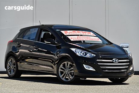 Black 2015 Hyundai I30 Hatchback Sr Premium
