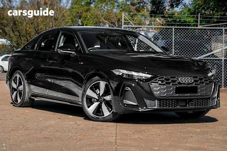 Black 2025 Audi A5 Hatch TFSI 150KW S LINE F