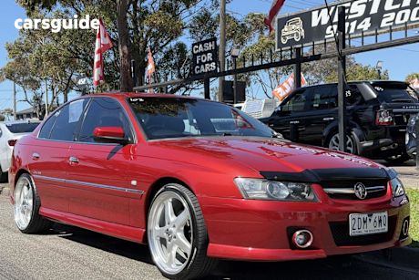 Red 2005 Holden Calais Sedan