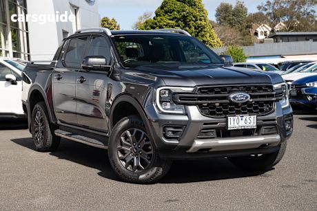 Grey 2023 Ford Ranger Double Cab Pick Up Wildtrak 3.0 (4X4)