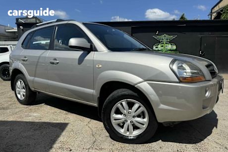 Silver 2008 Hyundai Tucson Wagon City Sx