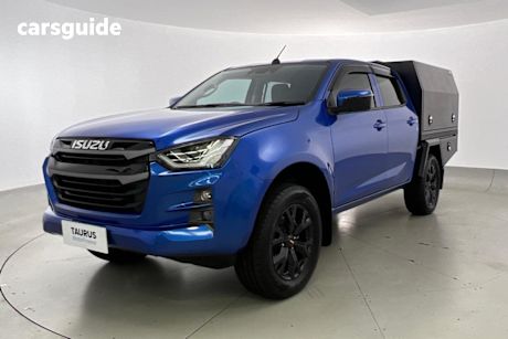 Blue 2023 Isuzu D-MAX Crew Cab Utility Ls-M (4X4)