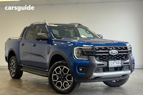 Blue 2025 Ford Ranger Double Cab Pick Up Wildtrak 2.0 (4X4)