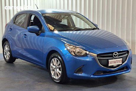 Blue 2014 Mazda 2 Hatchback Maxx