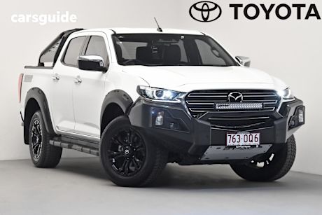 White 2023 Mazda BT-50 Dual Cab Pick-up Thunder (4X4)