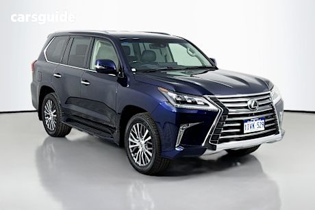Blue 2020 Lexus LX450D Wagon