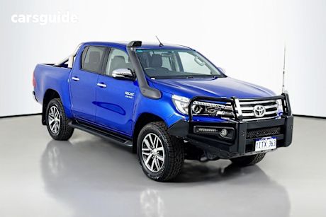 Blue 2016 Toyota Hilux Dual Cab Utility Sr5 (4X4)