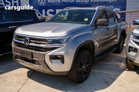 Silver 2025 Volkswagen Amarok Dual Cab Utility Panamericana Tdi600 4Motion