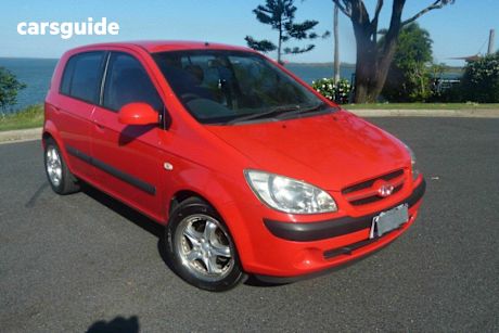 Red 2007 Hyundai Getz Hatchback 1.4