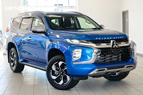 Blue 2024 Mitsubishi Pajero Sport Wagon Exceed (4Wd) 7 Seat