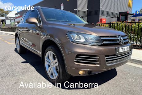 Brown 2013 Volkswagen Touareg Wagon V6 Tdi