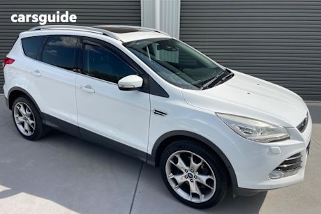 White 2015 Ford Kuga Wagon Titanium (Awd)