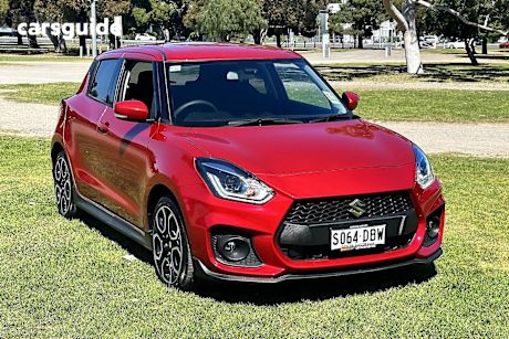 Red 2024 Suzuki Swift Hatchback Sport Turbo