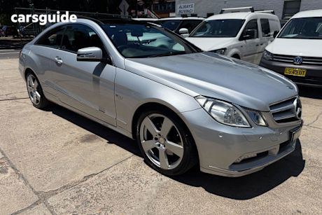 Silver 2010 Mercedes-Benz E250 Coupe Cdi Avantgarde