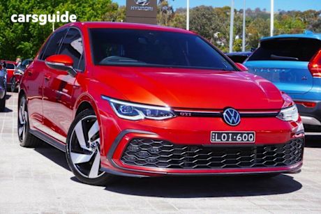 Red 2021 Volkswagen Golf Hatchback Gti