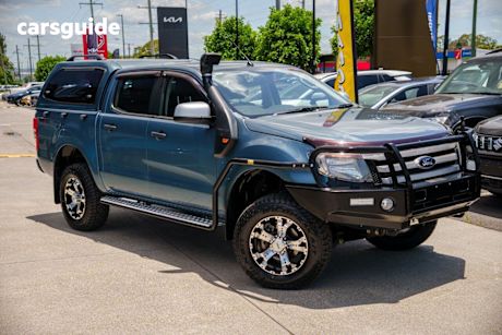 Blue 2013 Ford Ranger Dual Cab Utility Xls (4X4)