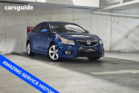 Blue 2012 Holden Cruze Sedan Sri V