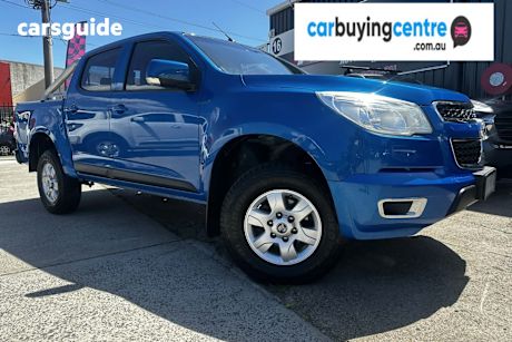 Blue 2015 Holden Colorado Crew Cab Pickup Ls-X (4X4)