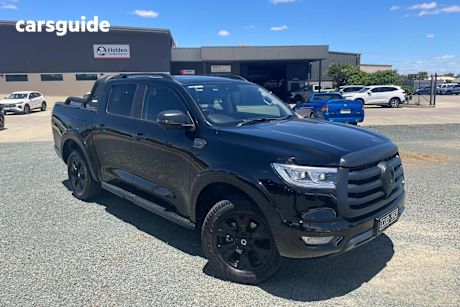 Black 2024 GWM Cannon Dual Cab Utility Vanta (4X4)