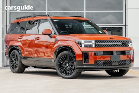 Orange 2025 Hyundai Santa FE Wagon Hev (Awd)