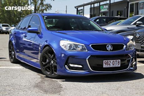 Blue 2015 Holden Commodore Sedan Ss