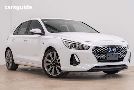 White 2017 Hyundai I30 Hatchback Sr