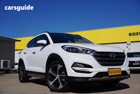 White 2017 Hyundai Tucson Wagon Highlander (Awd)