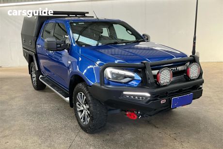 Blue 2024 Isuzu D-MAX Crew Cab Utility Ls-U+ (4X4)