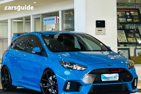 Blue 2017 Ford Focus Hatchback Rs