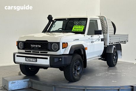 White 2024 Toyota Landcruiser Cab Chassis Lc79 Gxl