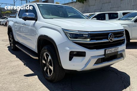 White 2024 Volkswagen Amarok Dual Cab Utility Style Tdi500 4Motion