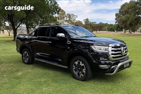 Black 2023 GWM UTE Dual Cab Utility Cannon-X (4X4)