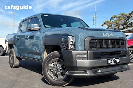 Blue 2025 Kia Tasman Double Cab Pick Up Sx (4X4) (Std) Black Fender