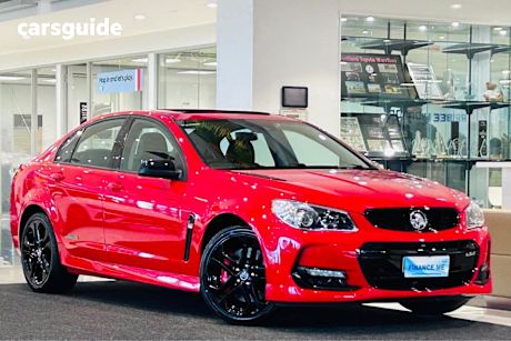 Red 2017 Holden Commodore Sedan Ss-V Redline