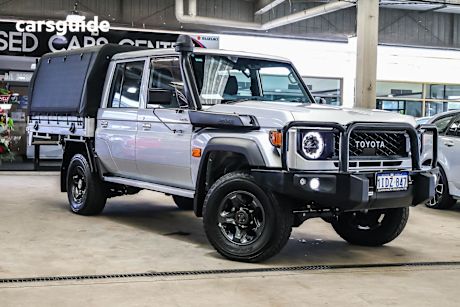 Silver 2023 Toyota Landcruiser Double Cab Chassis Lc79 Gxl