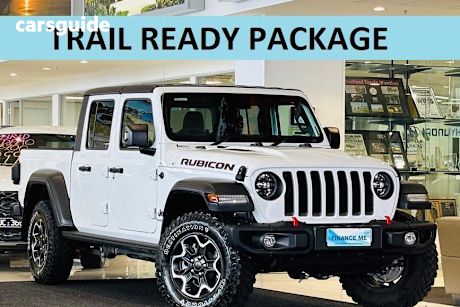White 2023 Jeep Gladiator Dual Cab Utility Rubicon (4X4)