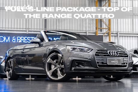 Grey 2018 Audi A5 Cabriolet 45 Tfsi Quattro S Tronic Sport