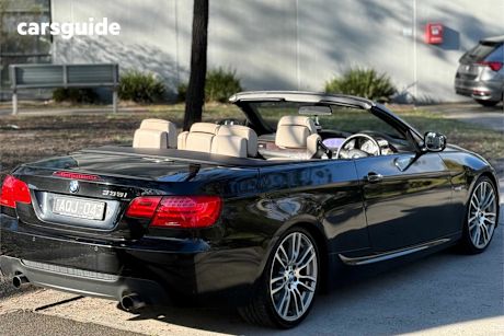 Black 2011 BMW 335I Convertible M Sport