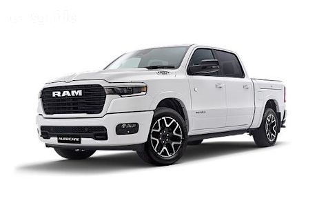 White 2025 RAM 1500 Crew Cab Utility Rebel Hurricane