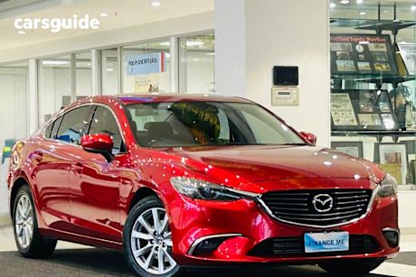 Red 2017 Mazda 6 Sedan Touring