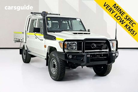 White 2023 Toyota Landcruiser Double Cab Chassis Lc79 Workmate